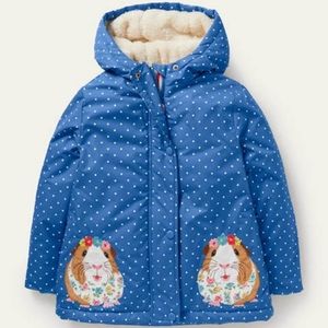 mini boden guinea pig coat jacket girls size 7-8